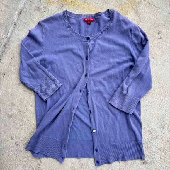 Merona Women's Purple Cardigan - Picture 1 of 1